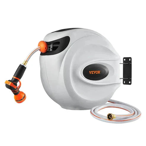 Swift-Wind Retractable Hose Reel – Heavy-Duty, Kink-Free, Auto-Rewind Storage